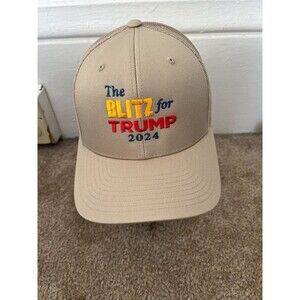 Trump 2024 Campaign Hat Khaki Embroidered Colorful Embroidered MAGA Snapback New